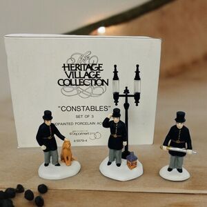 Department 56 Heritage Village Collection “Constables” #5579-4 in Original Box